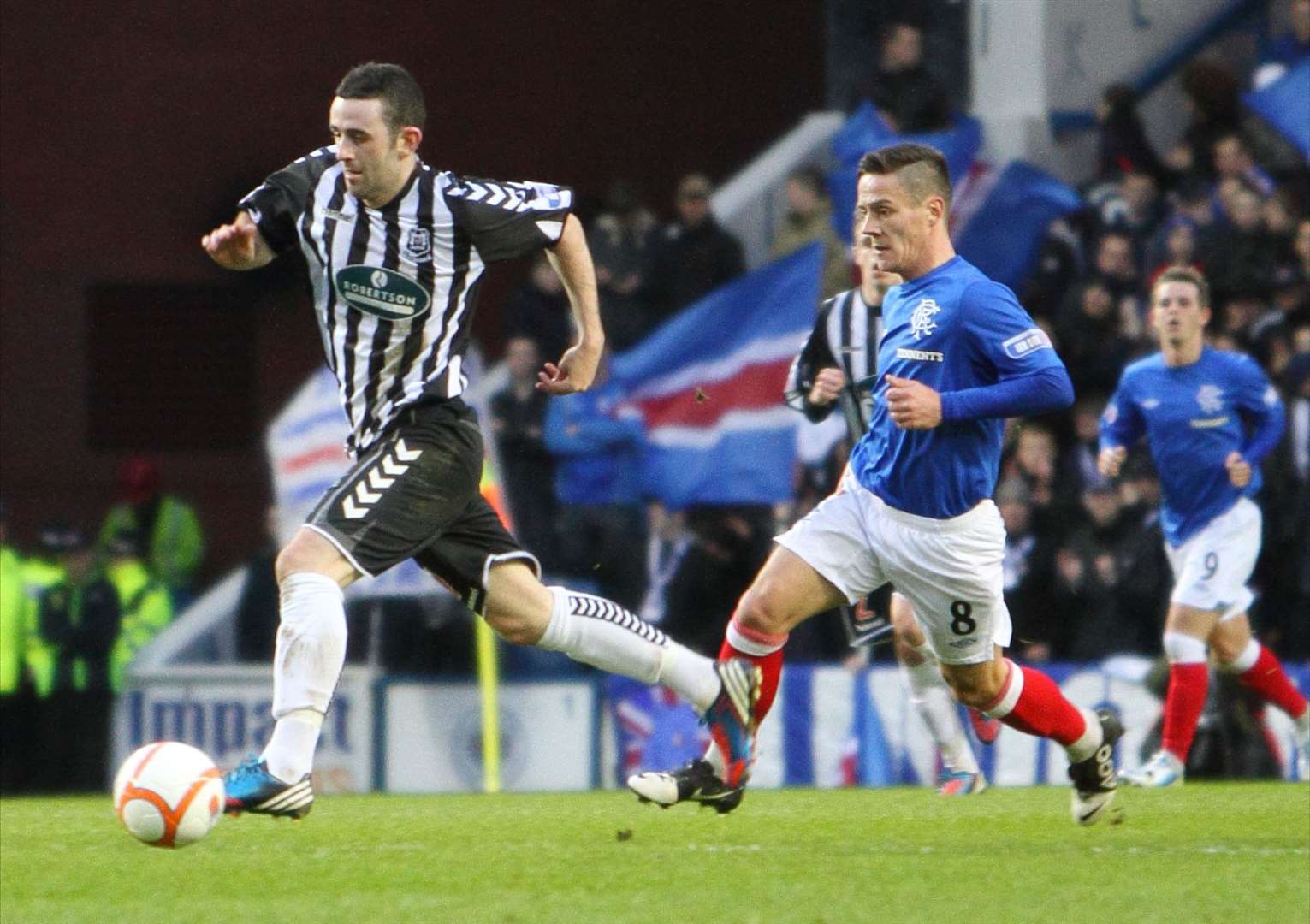 Elgin City played Rangers in the league in 2012-13, and could face their B team if league reconstruction is agreed.