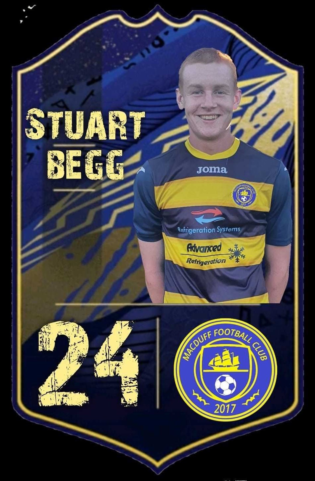Keith 18-year-old Stuart Begg, a defender at Macduff AFC, was well known in north-east footballing circles.