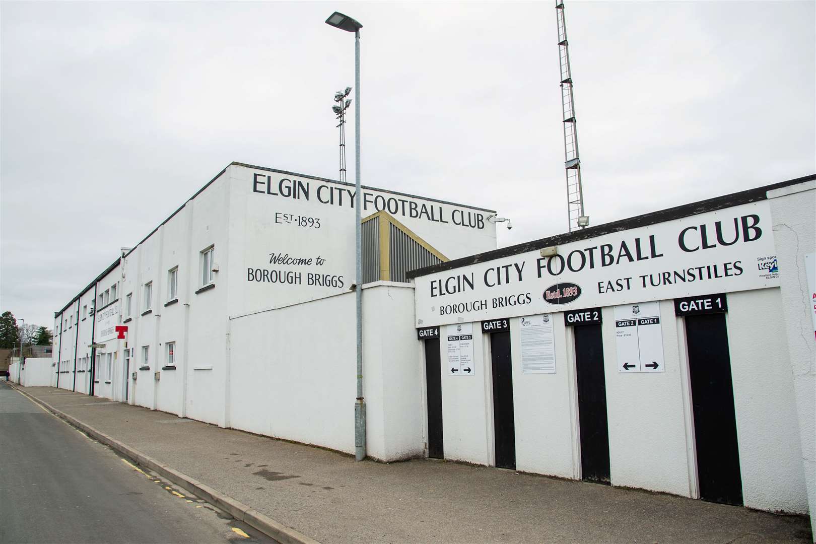 Elgin City Football Club's Borough Briggs. Picture: Daniel Forsyth.