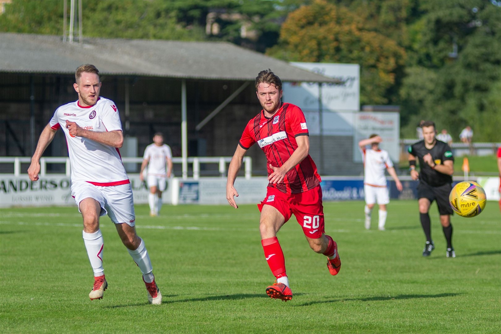 Josh Peters (right) could replace the suspended Kane Hester in Elgin City's attack at Stirling.