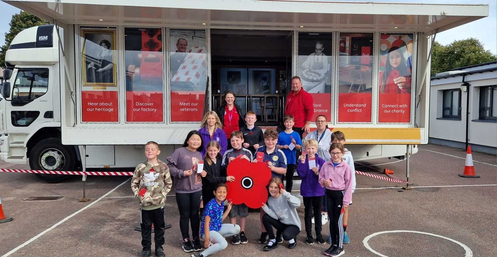Pupils at Seafield enjoyed learning more about the charity during their visit.