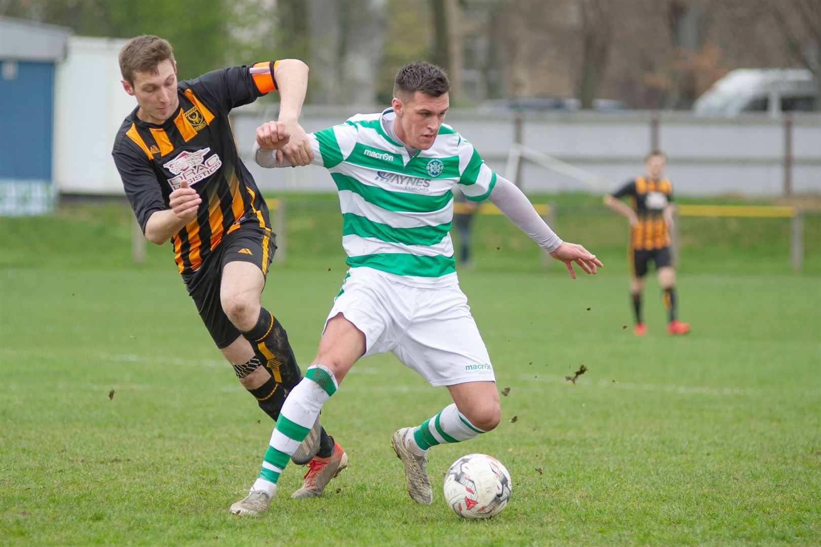 Michael Clark (left) is back for another spell at his home town Huntly.