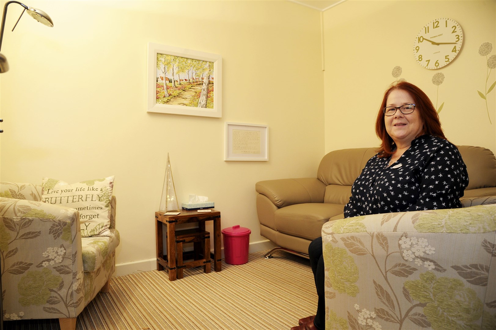 Melanie Wood, of Moray Women's Aid, at Marleon House in Elgin. Picture: Eric Cormack.