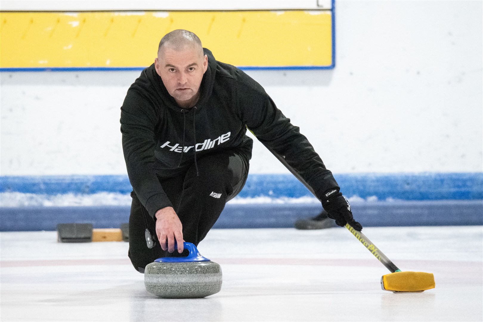 Event organiser Andy Cameron. 14th annual Moray International Bonspiel - held at Moray Leisure Centre. Picture: Daniel Forsyth.