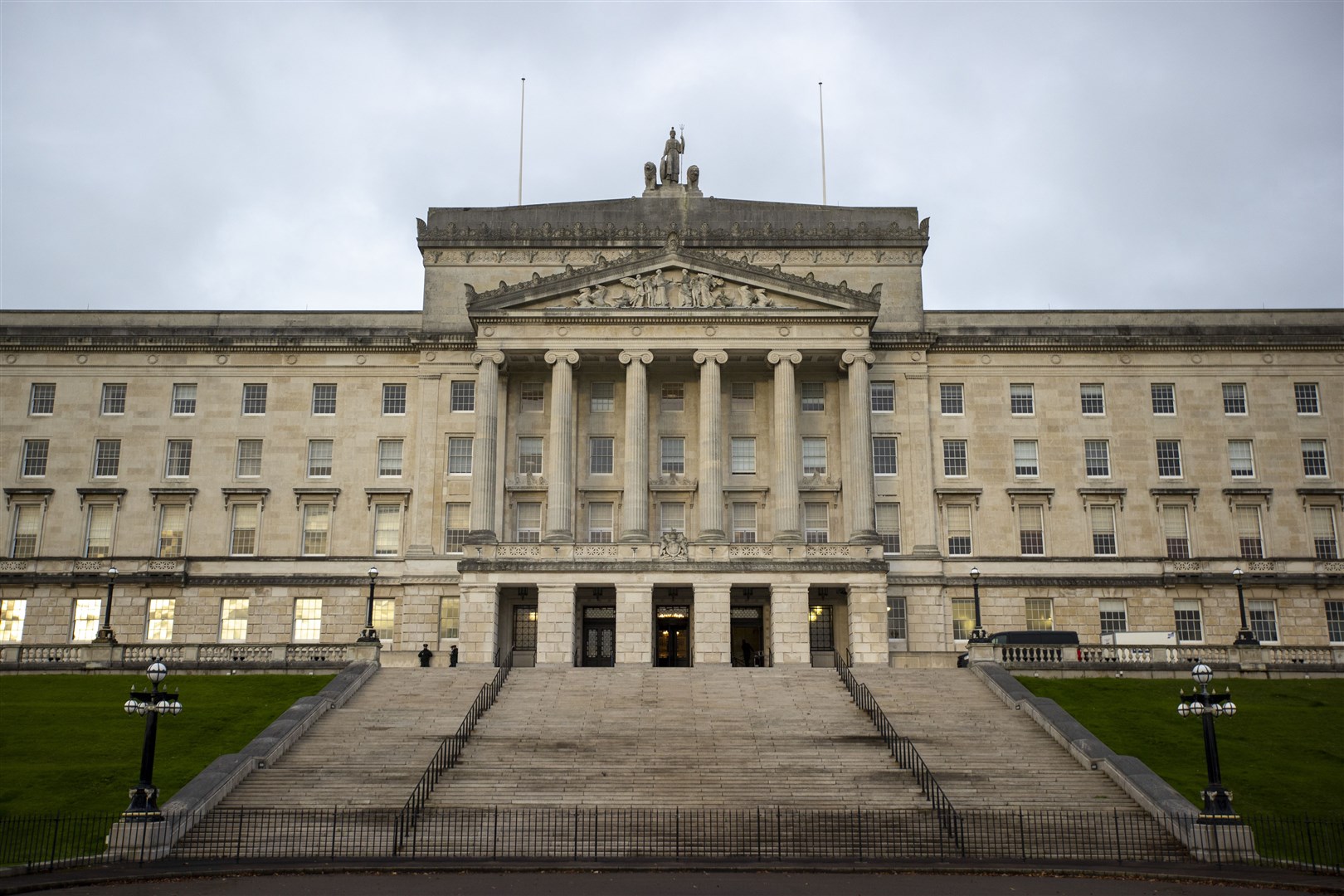 The DUP has been blocking the working of the powersharing institutions at Stormont (Liam McBurney/PA)
