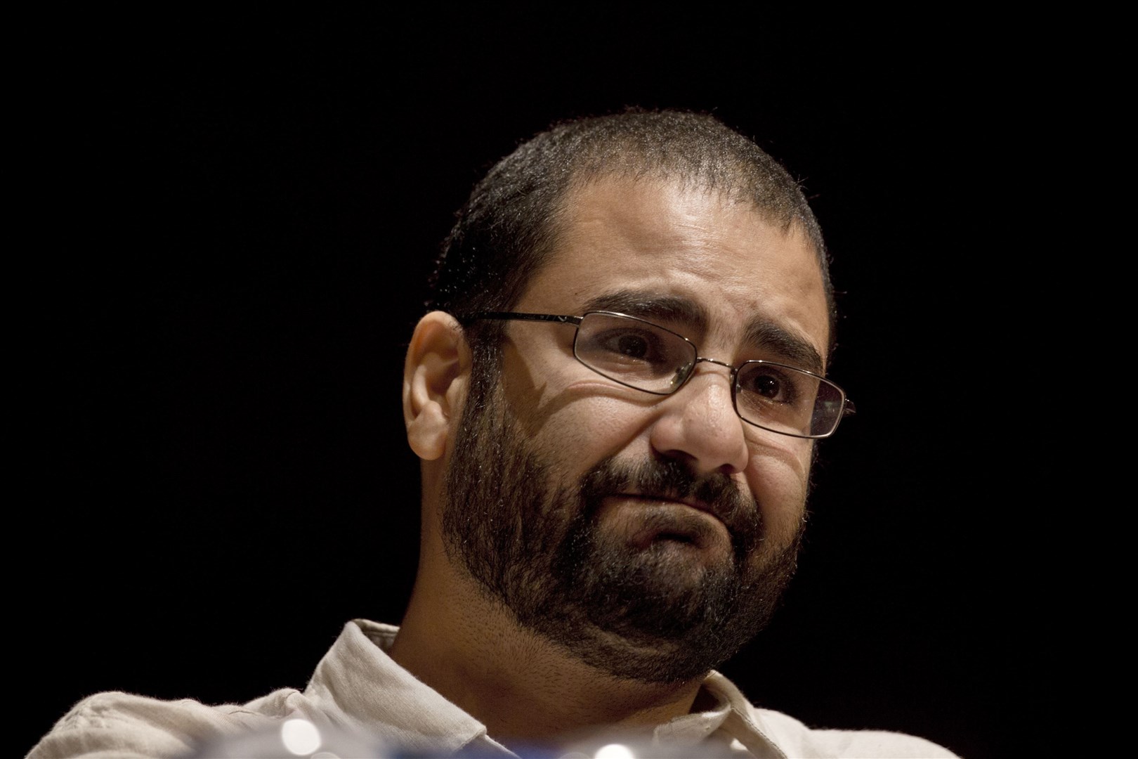 Alaa Abd El-Fattah who is now refusing water in protest at his detention in Egypt (Nariman El-Mofty/AP/PA)