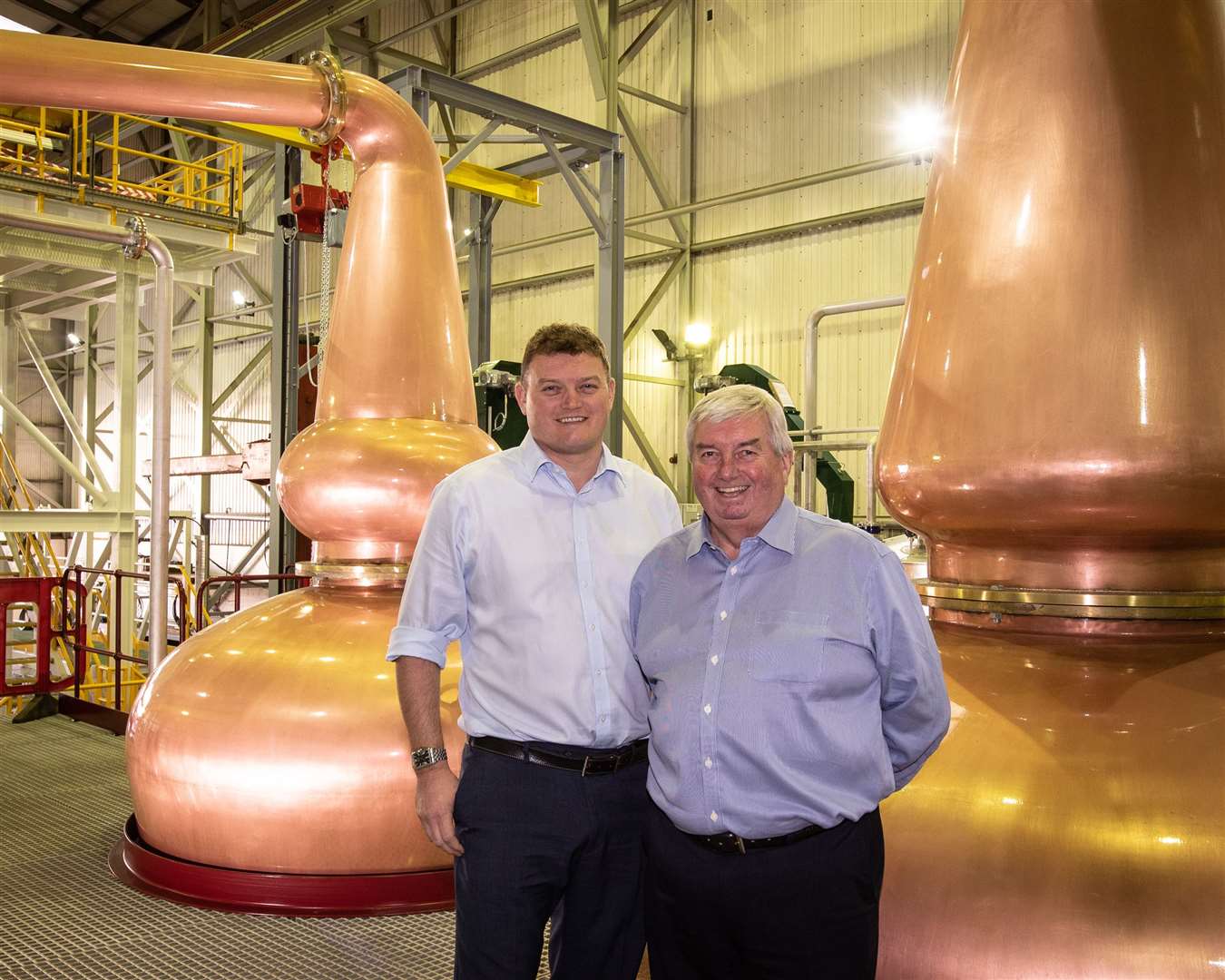 Richard Forsyth snr (right) with his son, also Richard, the current managing director of the business.