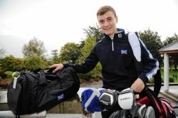 Elgin golfing talent Andrew Moir is getting ready to drive his game on across the Atlantic after being selected to take part in a golf exchange trip to Houston. NS Image No 030959