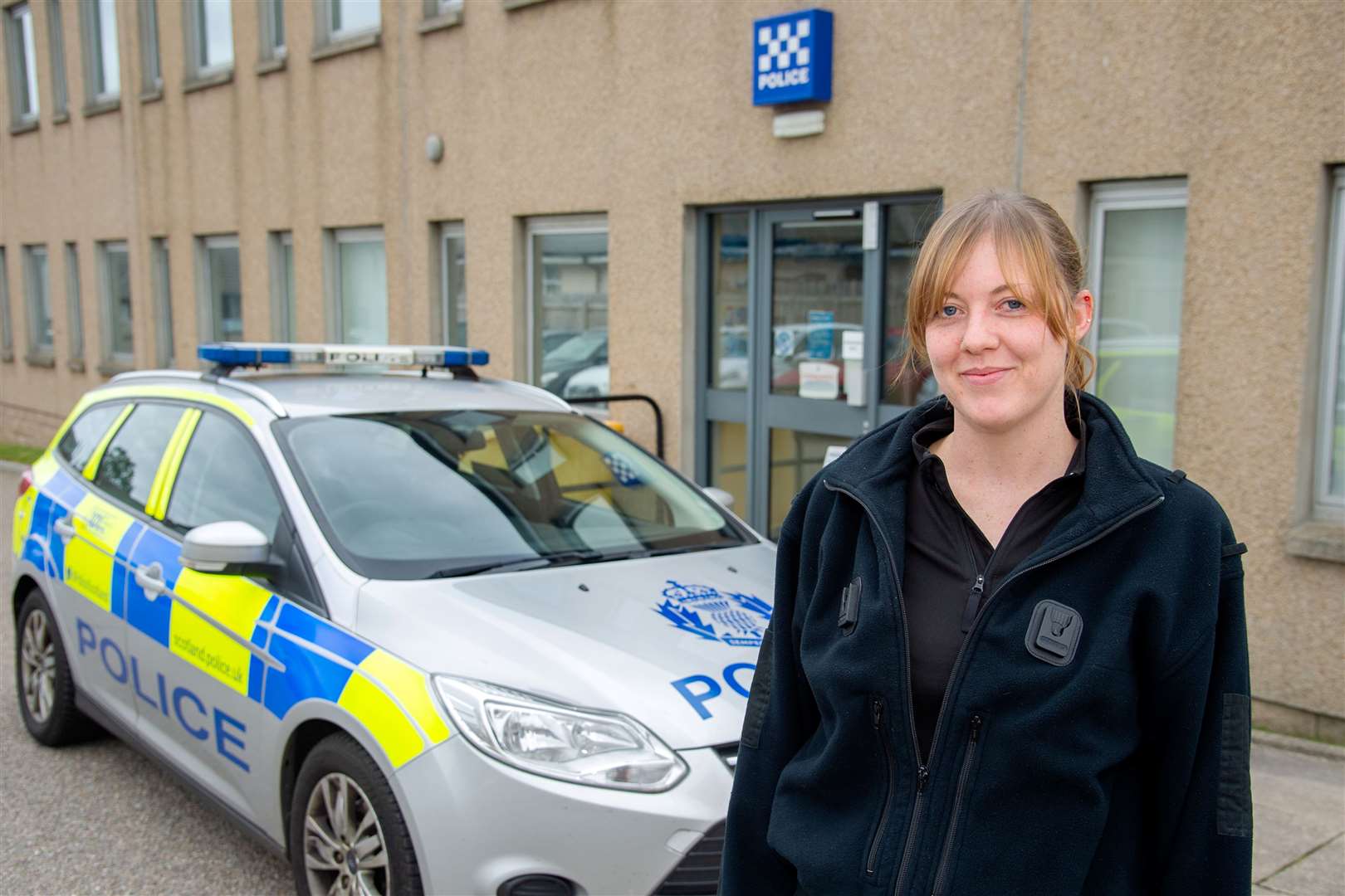 Buckie and Keith Community Officer PC Rachel Barclay. Picture: Daniel Forsyth