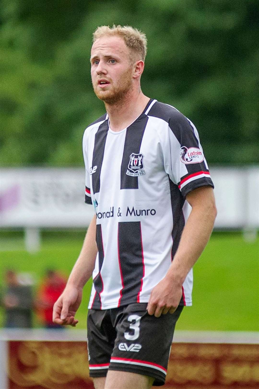 Euan Spark has signed a contract extension with Elgin City. Photo: Daniel Forsyth.