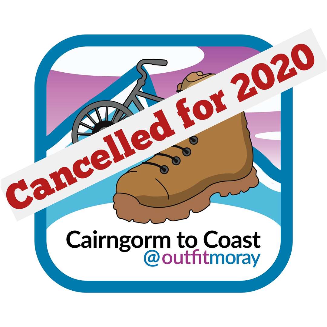 The Cairngorm to Coast fundraiser has been cancelled.