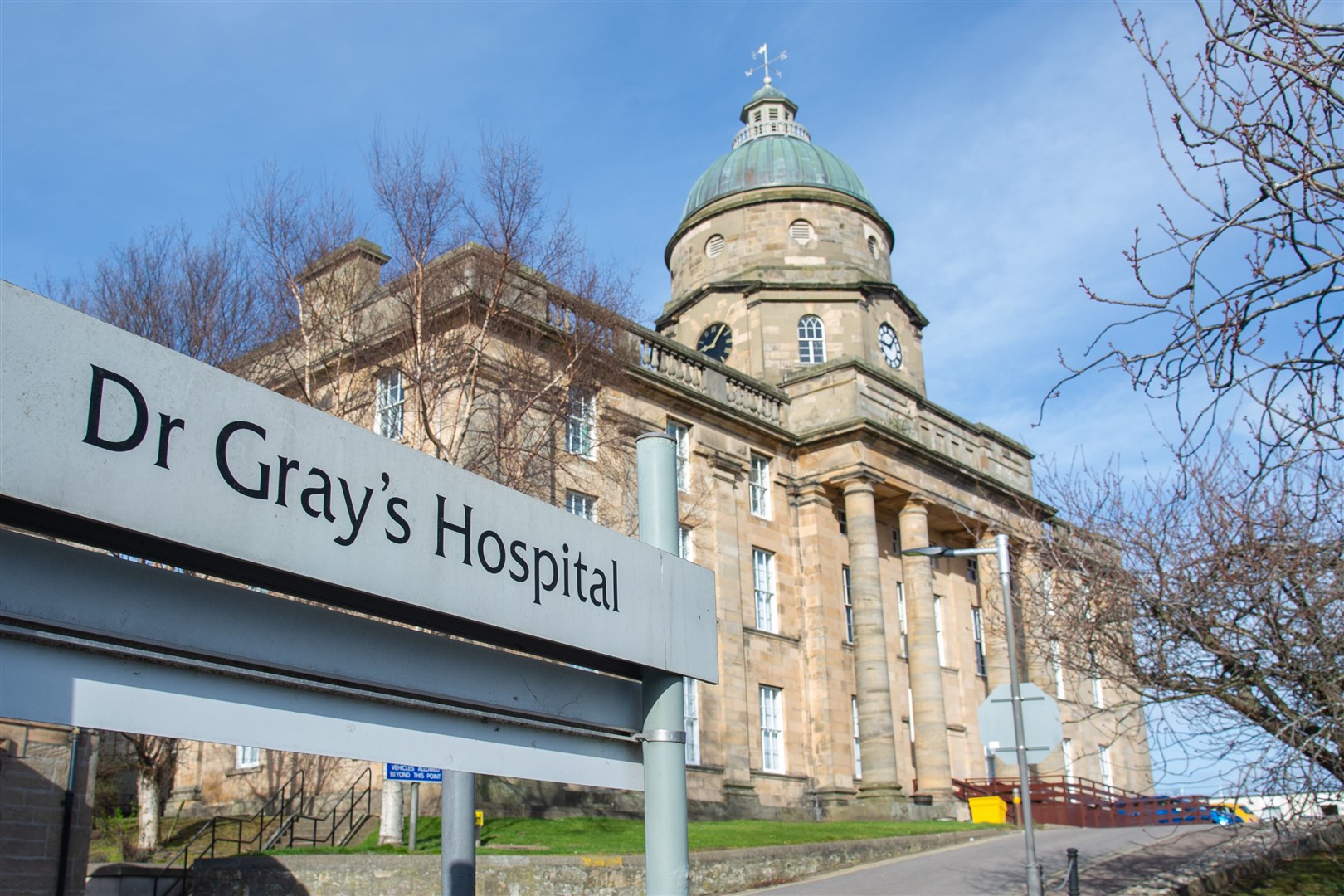 Elgin's Dr Gray's Hospital has been at capacity in recent days, says NHS Grampian. Picture: Daniel Forsyth.