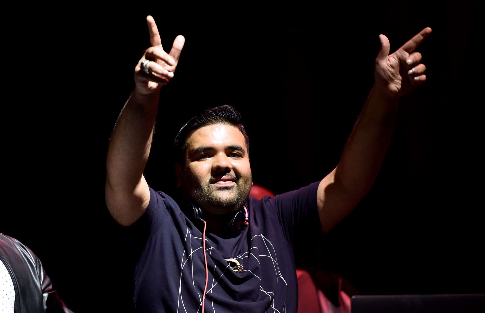 DJ Naughty Boy on stage at the Global Citizen Live event held at the 02 Brixton Academy (Matt Crossick/PA)