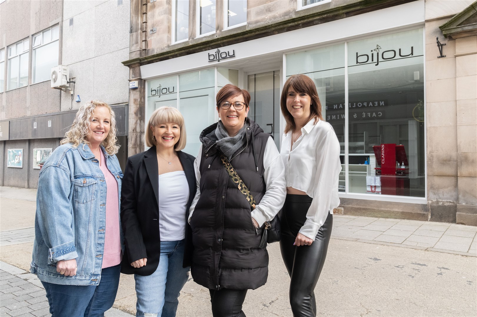 From left: Robyn Wheeler, Julie Stuart, Yvonne Main and Sarah Jane Davies are opening a new salon on Batchen Street in Elgin. ..Picture: Beth Taylor.