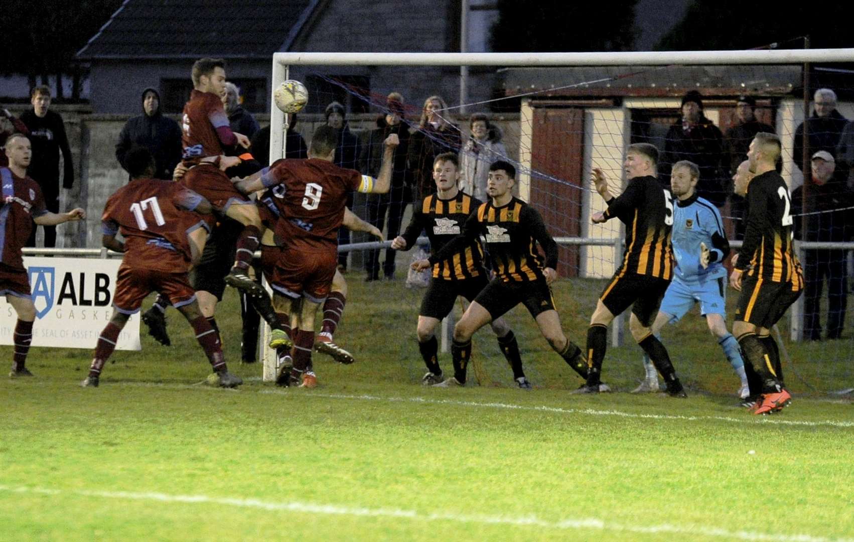 Keith host Huntly at Kynoch Park in the Aberdeenshire Shield tomorrow night. Picture: Eric Cormack