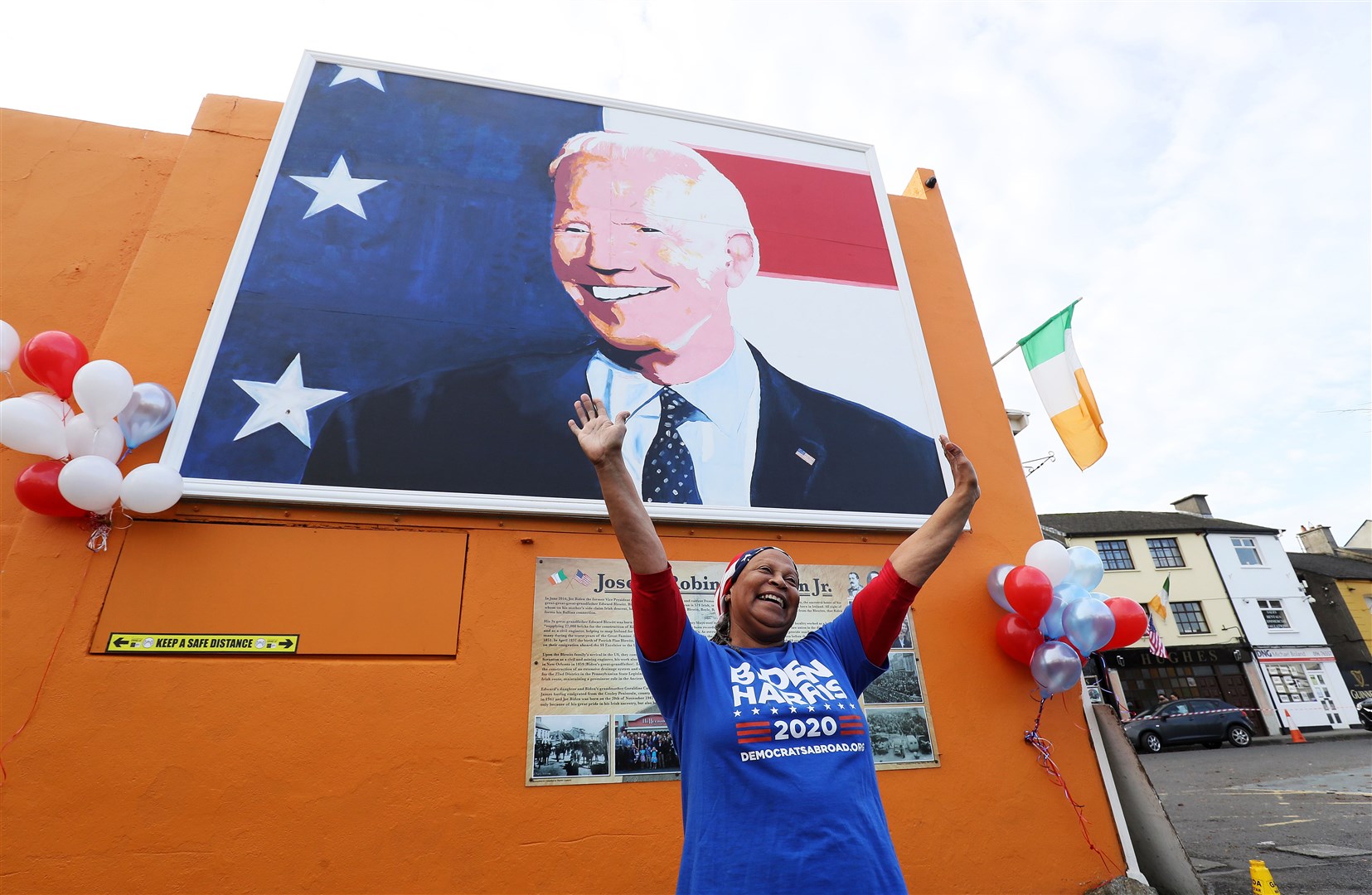 There have been celebrations in Ireland following Joe Biden’s presidential election victory (Brian Lawless/PA)