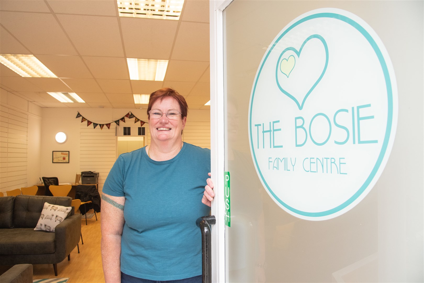 Support worker Sharon Whiteley will welcome her first classes on Monday. Picture: Daniel Forsyth