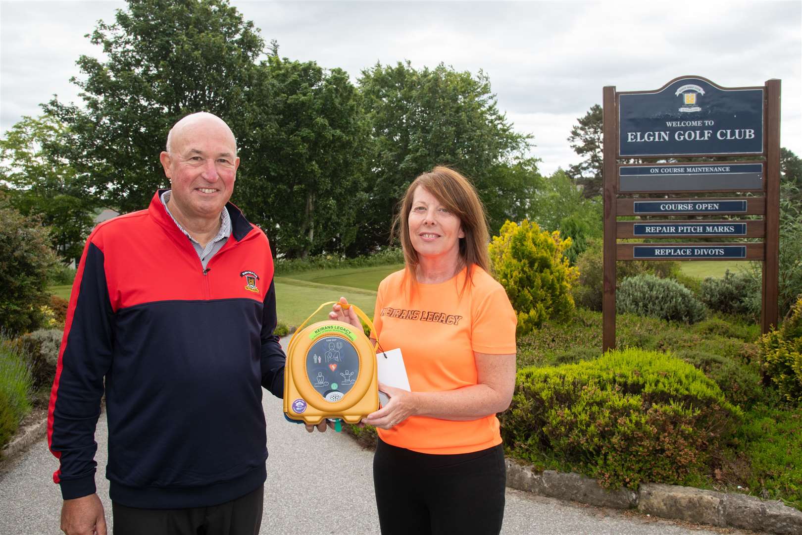 Elgin Golf Club is the latest club in the area to benefit from working with the charity. Picture: Daniel Forsyth
