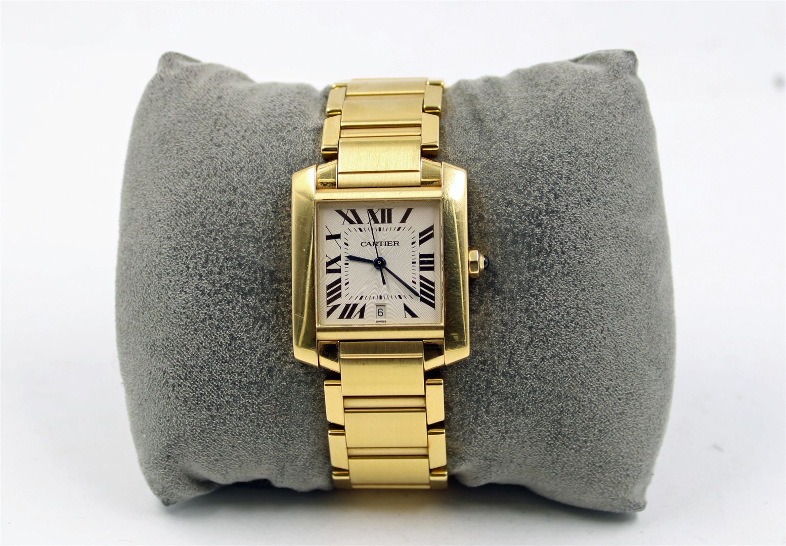 A Cartier watch that was found in a bag of donations at a British Heart Foundation branch (British Heart Foundation/PA)