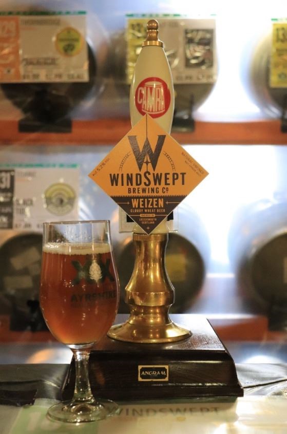 Windswept Weizen has been named the champion beer of Scotland.