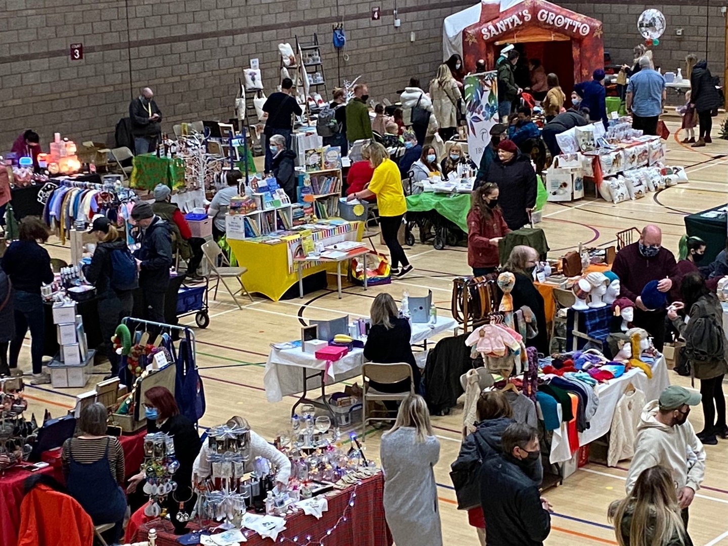 The Christmas Fayre in Inverness.