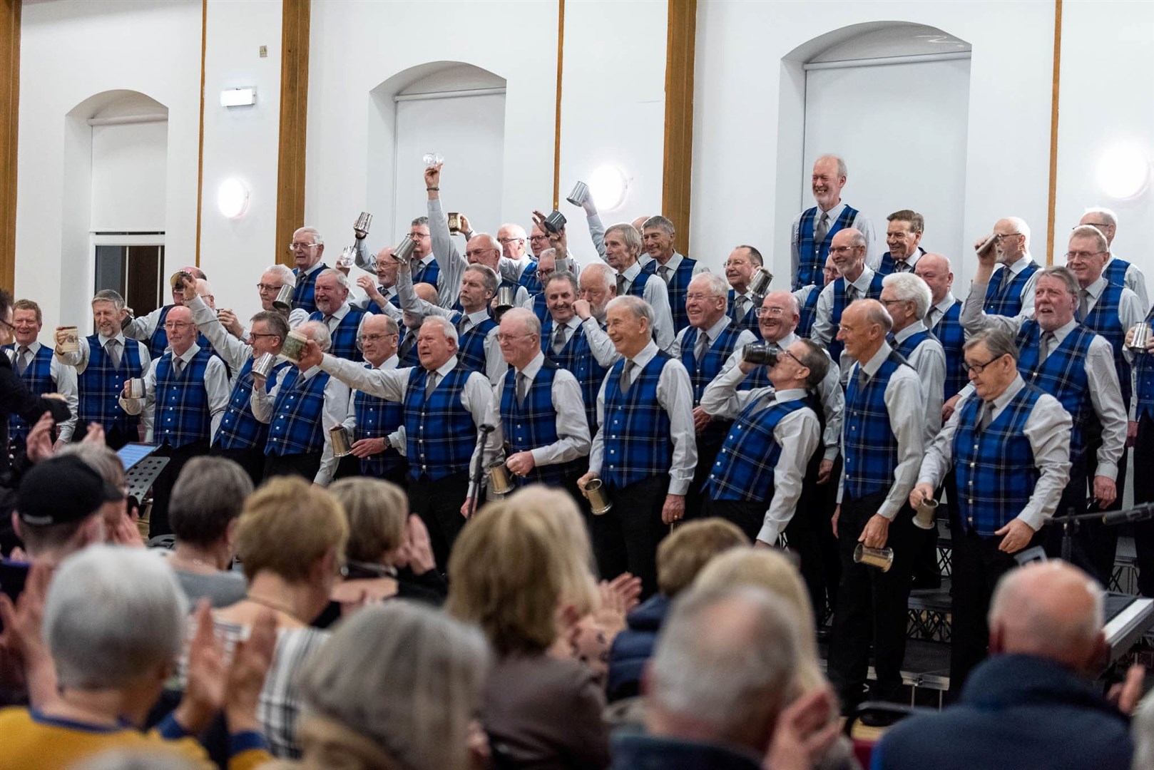 Westerton Male Voice Choir are set to visit Elgin from Glasgow. Picture: Gary Brown