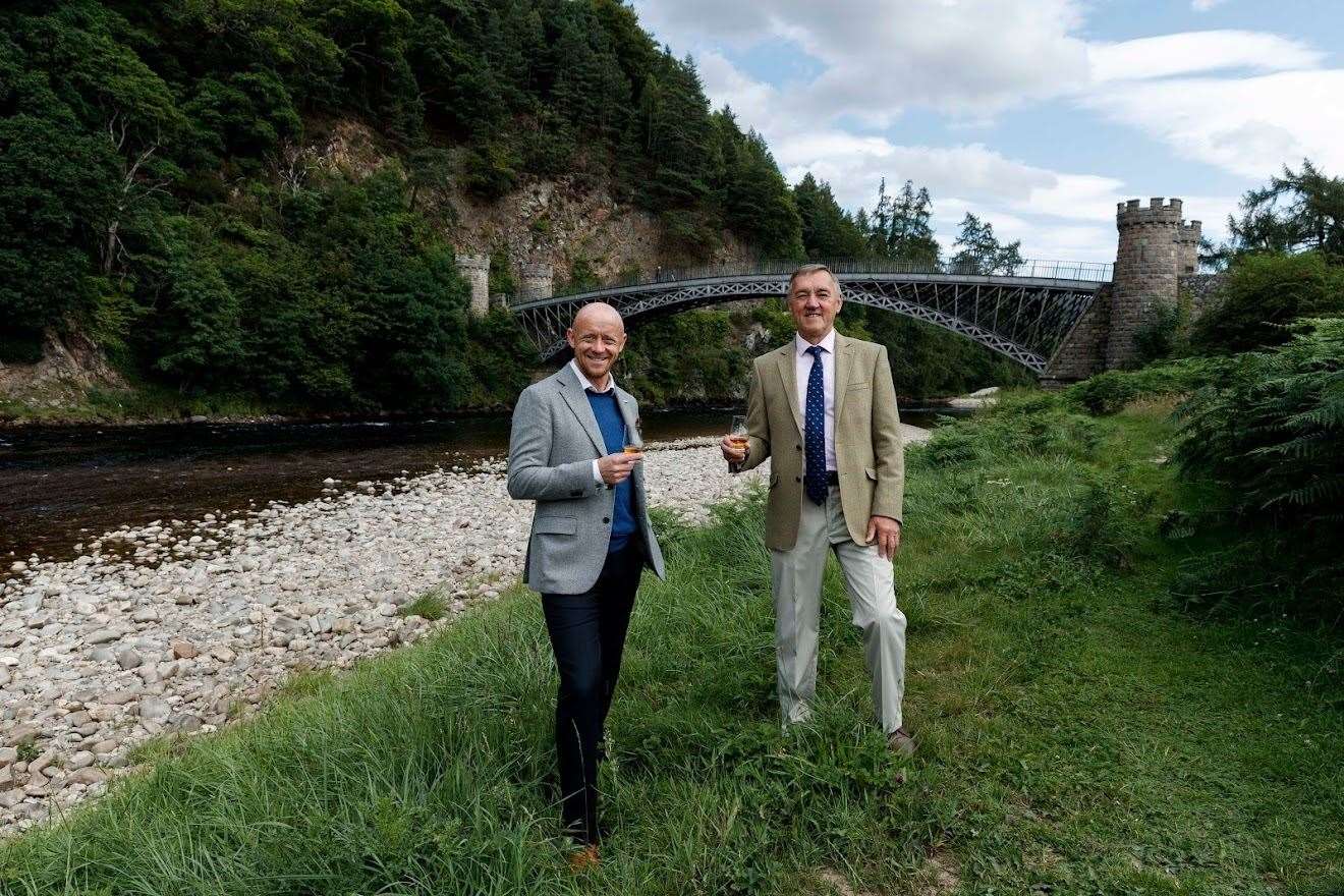 Johnstons of Elgin’s manager director, George McNeil, will be appointed as Spirit of Speyside’s new chairman. George McNeil (left) will take over from James Campbell. (Photo: Ross Johnston/Newsline Media)