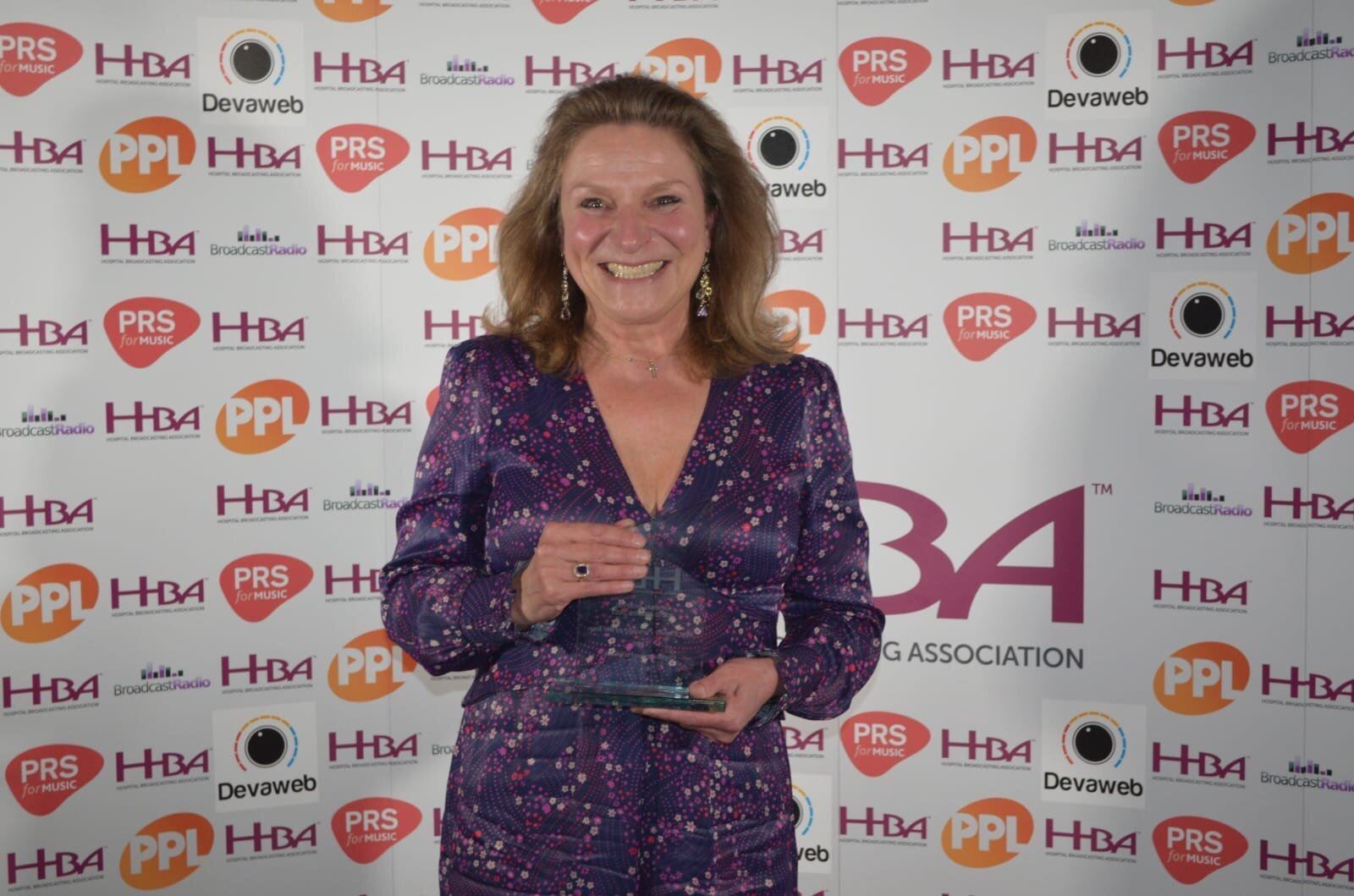 Virginia Irvine-Fortescue was named Best Female Presenter of the Year at the awards.