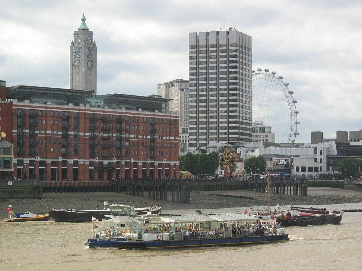 The Oxo Tower Wharf In London.
