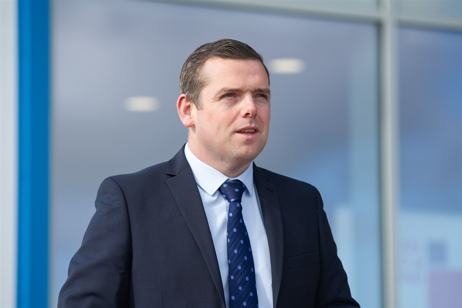 Moray MP Douglas Ross criticised the First Minister's record...Picture: Daniel Forsyth