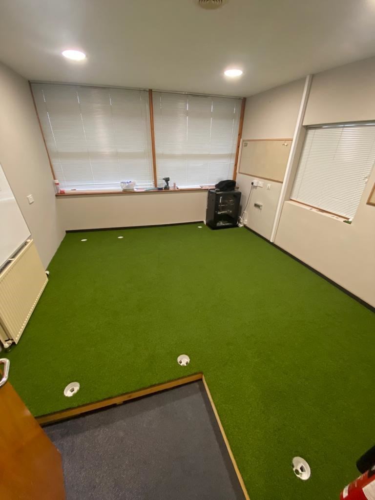 The new putting facility at Elgin Golf Club