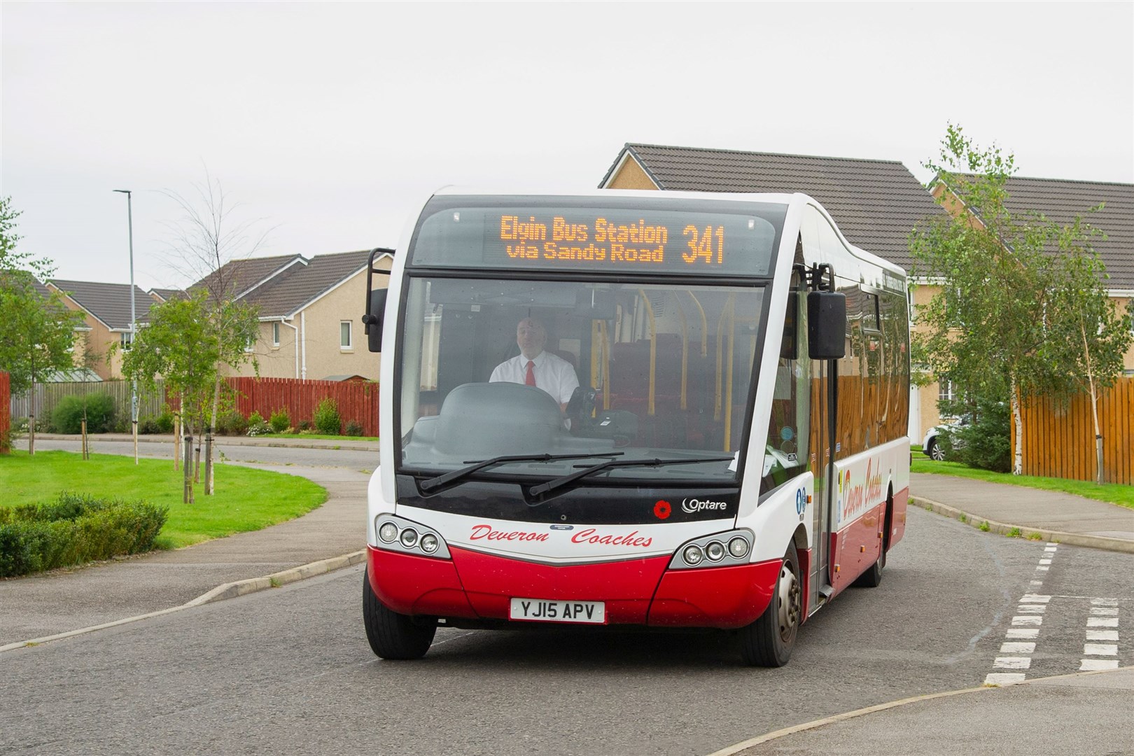 The 340/341 Elgin bus service is at risk as a developers' contribution subsidy from two major house building firms comes to an end. Picture: Daniel Forsyth. Image No.044604.