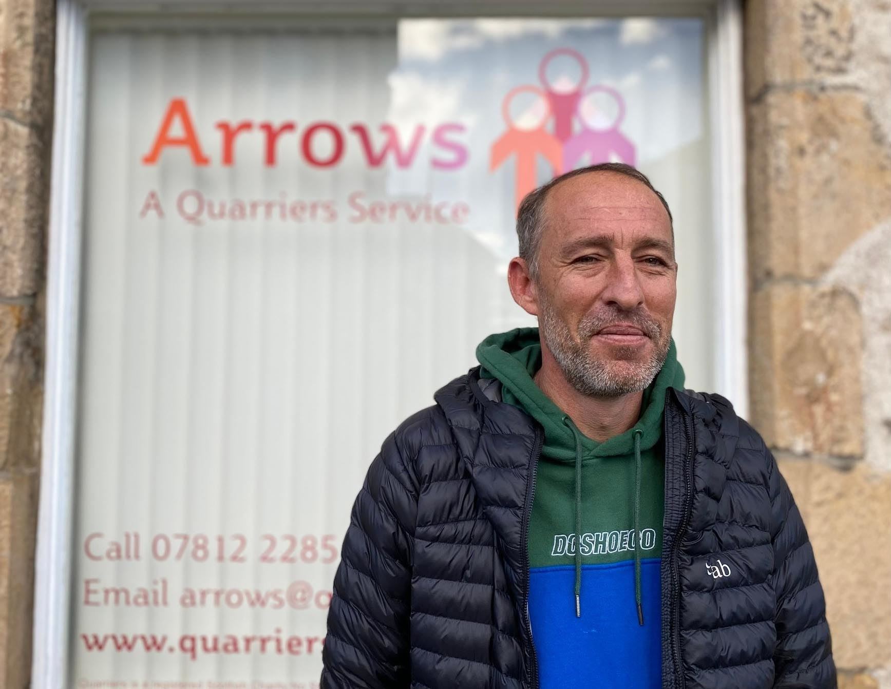Justin Jansen, Project Manager of Quarriers Arrows Service in Elgin.