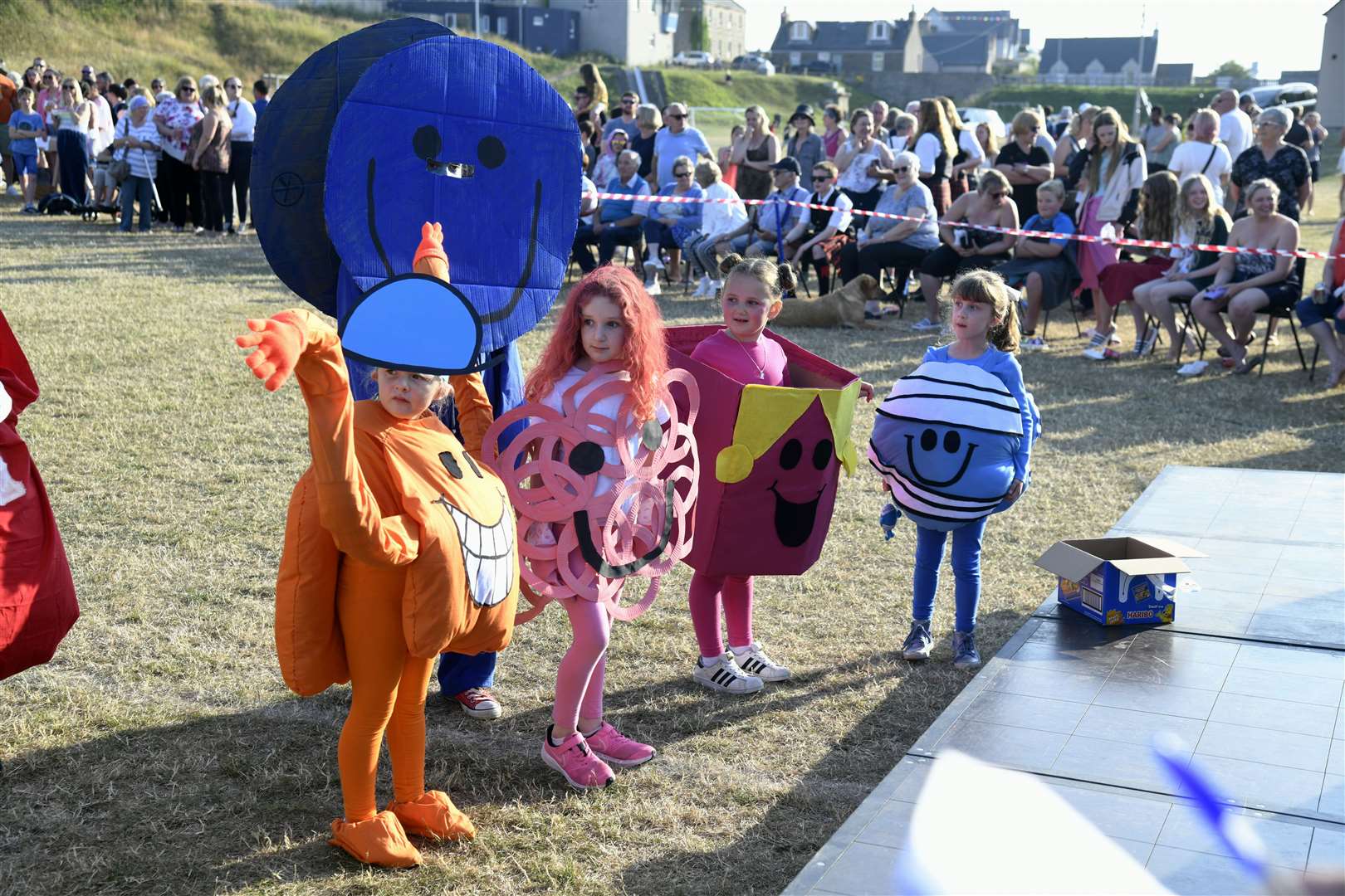 Mr Men competing in the group event. Picture: Beth Taylor