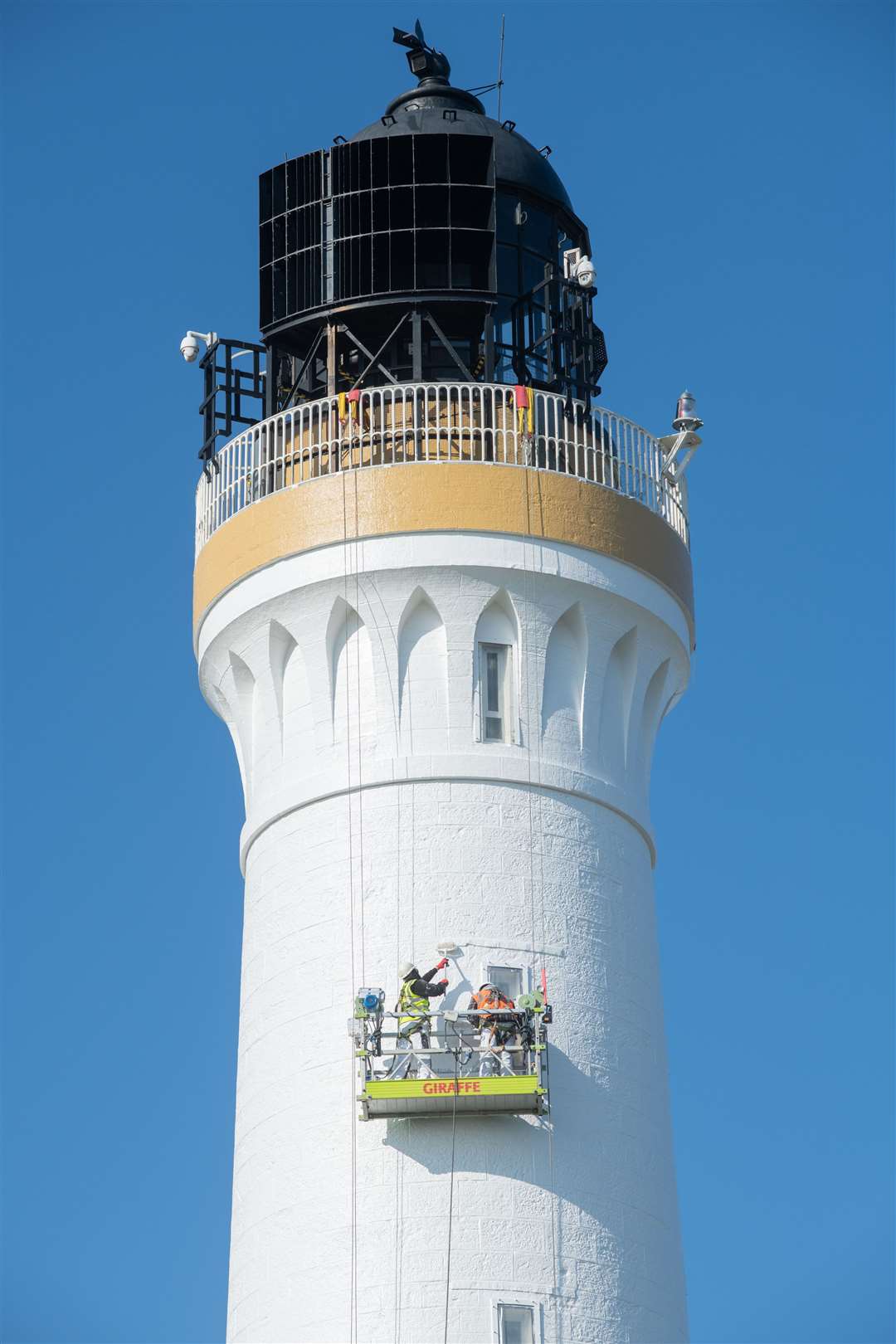 The lighthouse is between 90 and 100ft high. Picture: Daniel Forsyth