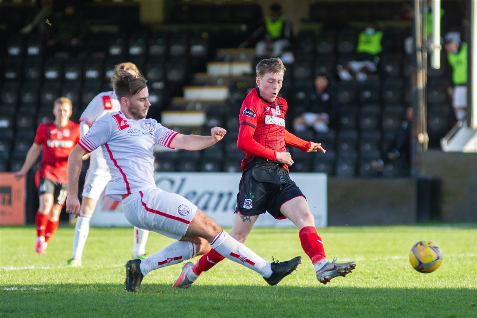 Brechin are fighting for their League 2 survival. Picture: Daniel Forsyth..