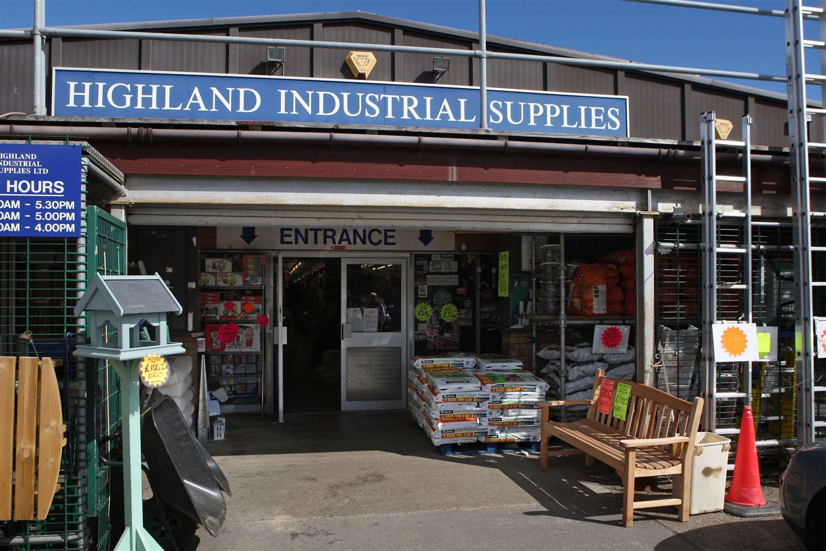 Highland Industrial Supplies in Inverness. Picture: Andrew Smith.