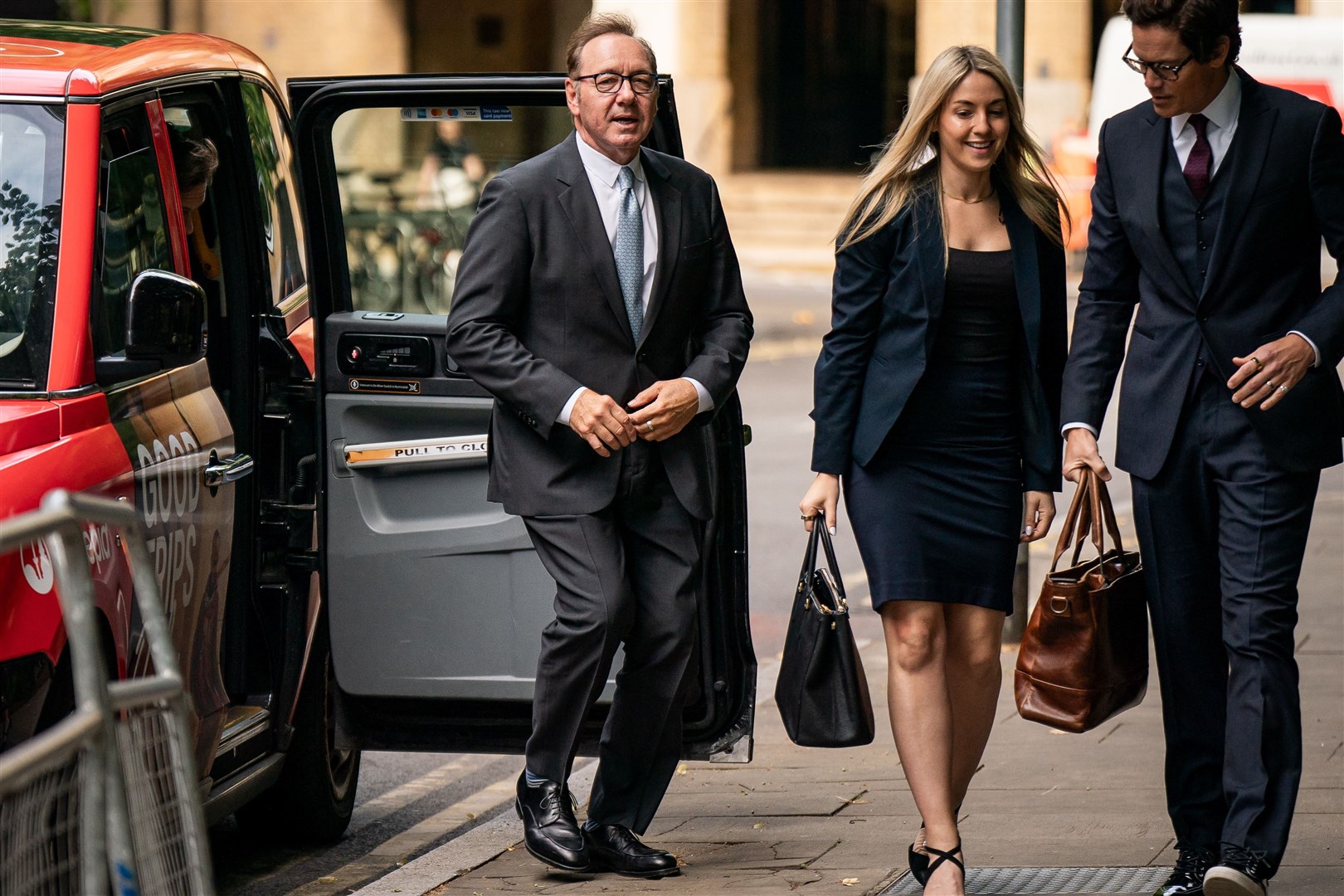 Spacey told the jury the claims against him were ‘madness’ (Aaron Chown/PA)