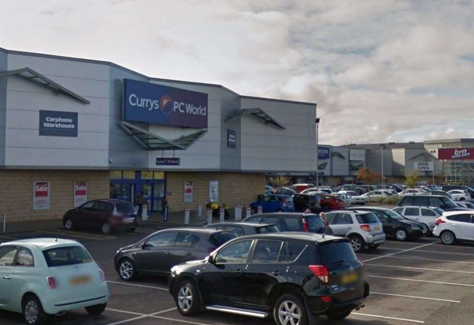 Currys PC World in Elgin was targeted in 2019.