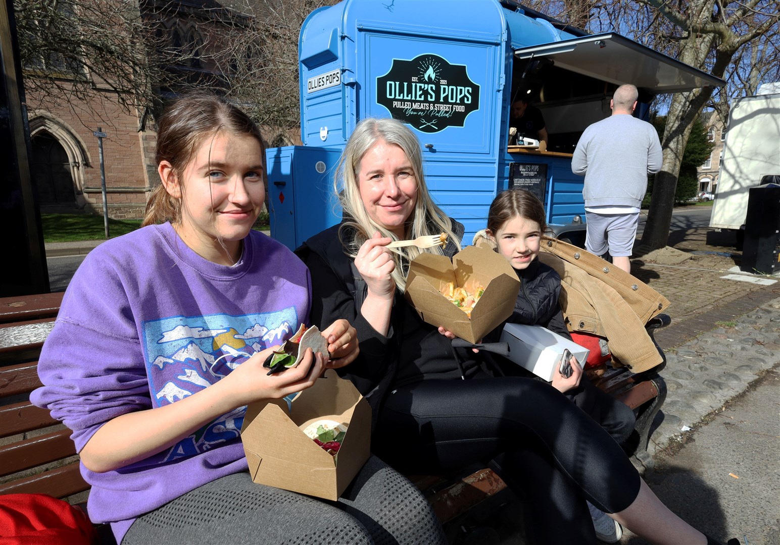 Highland Food & Drink Trail March 2022: Lily, Mandy and Jessica Craig-Gould. Picture: James Mackenzie.