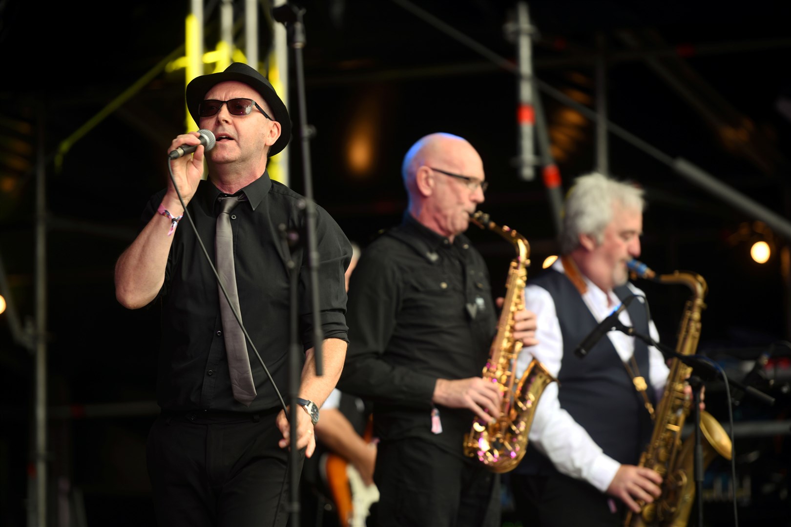 Scooty & The Skyhooks on stage at Belladrum. Picture: James Mackenzie.