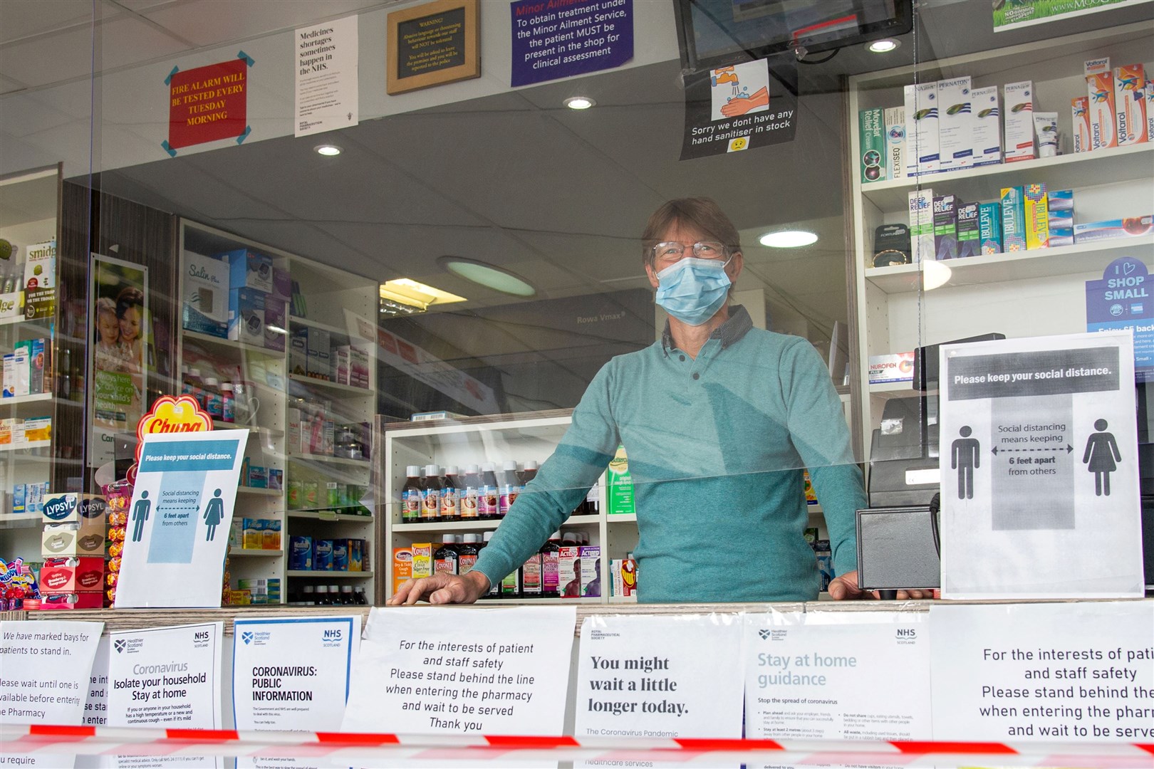Alastair Smith, owner and manager of the Bishopmill Pharmacy, Elgin. Picture: Daniel Forsyth