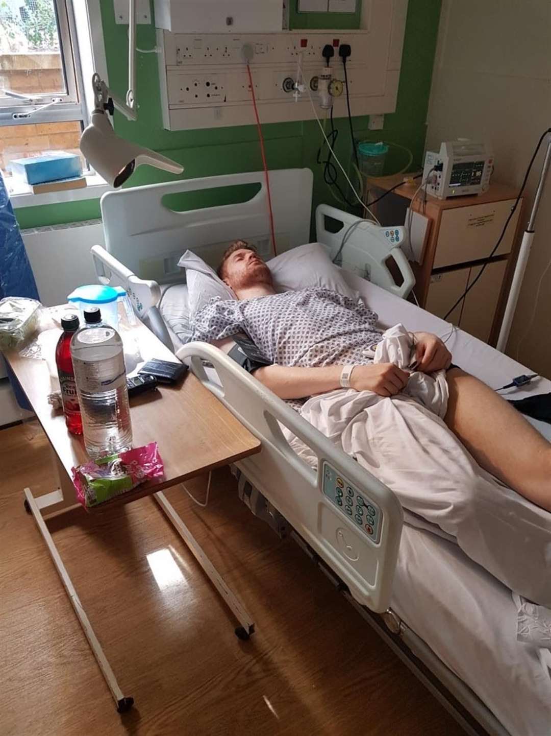 Nick Gilbert was hospitalised after contracting meningitis in 2018.