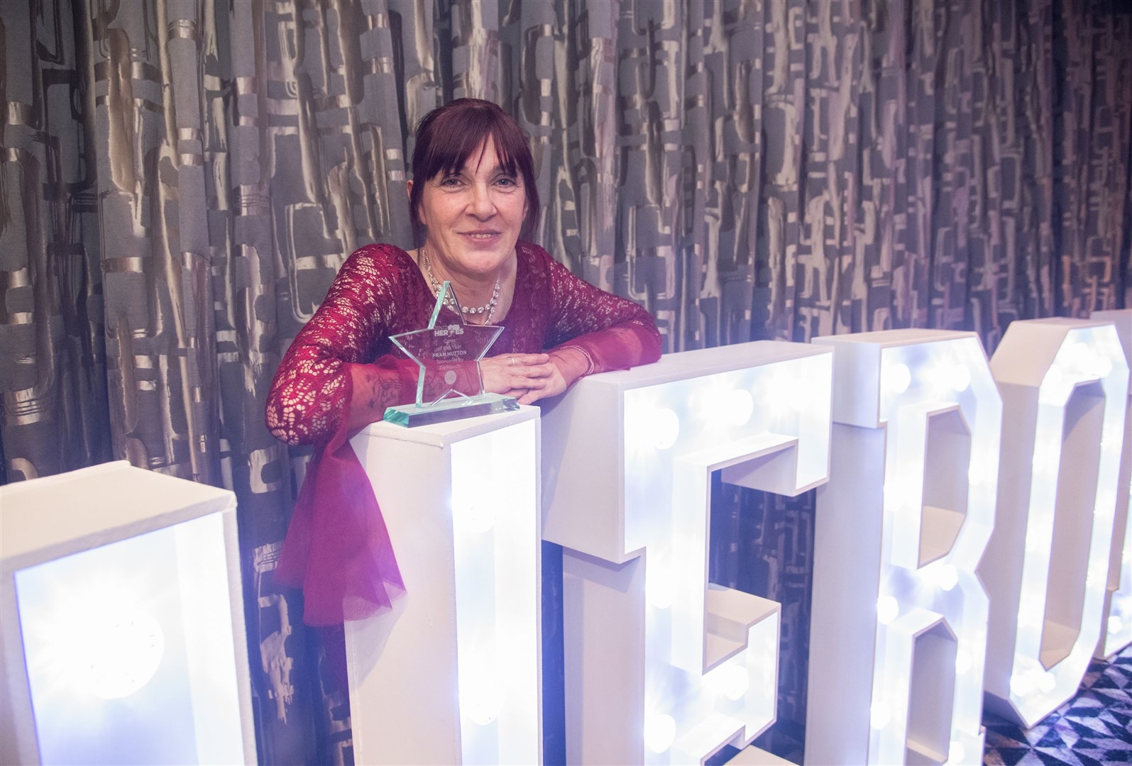 Fran Hutton was named Carer of the Year. Picture: Daniel Forsyth.