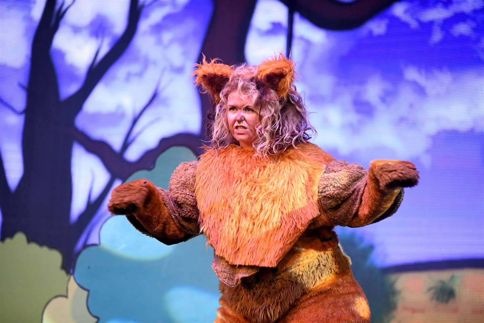 Jessica Stuart may have been a cowardly lion but she showed great courage on her Elgin Musical Theatre debut. Picture: Becky Saunderson