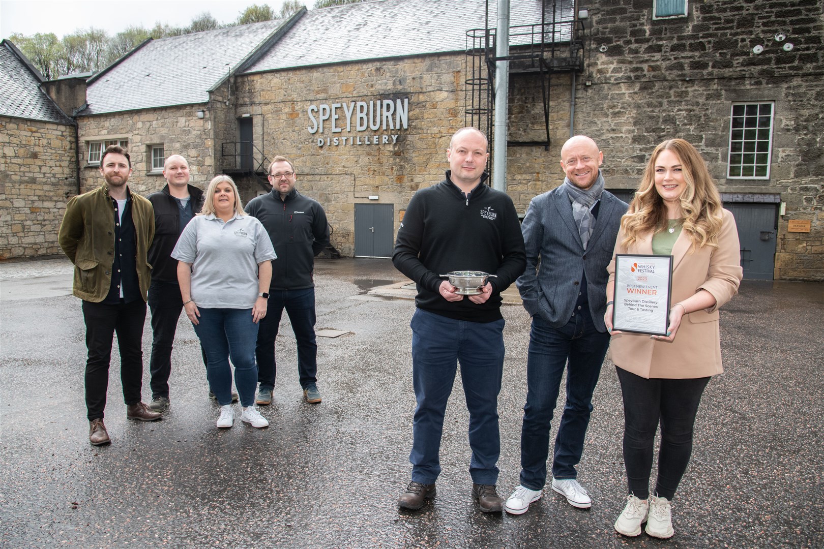 The tour of Speyburn Distillery was named as the best event at the 2023 Spirit of Speyside Whisky Festival. ..Picture: Daniel Forsyth..