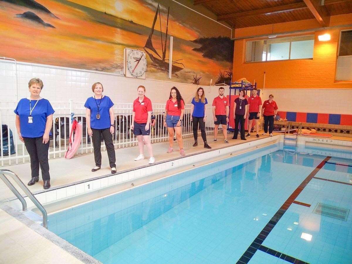 Leisure staff in Keith are getting prepared for the return of swimming lessons.