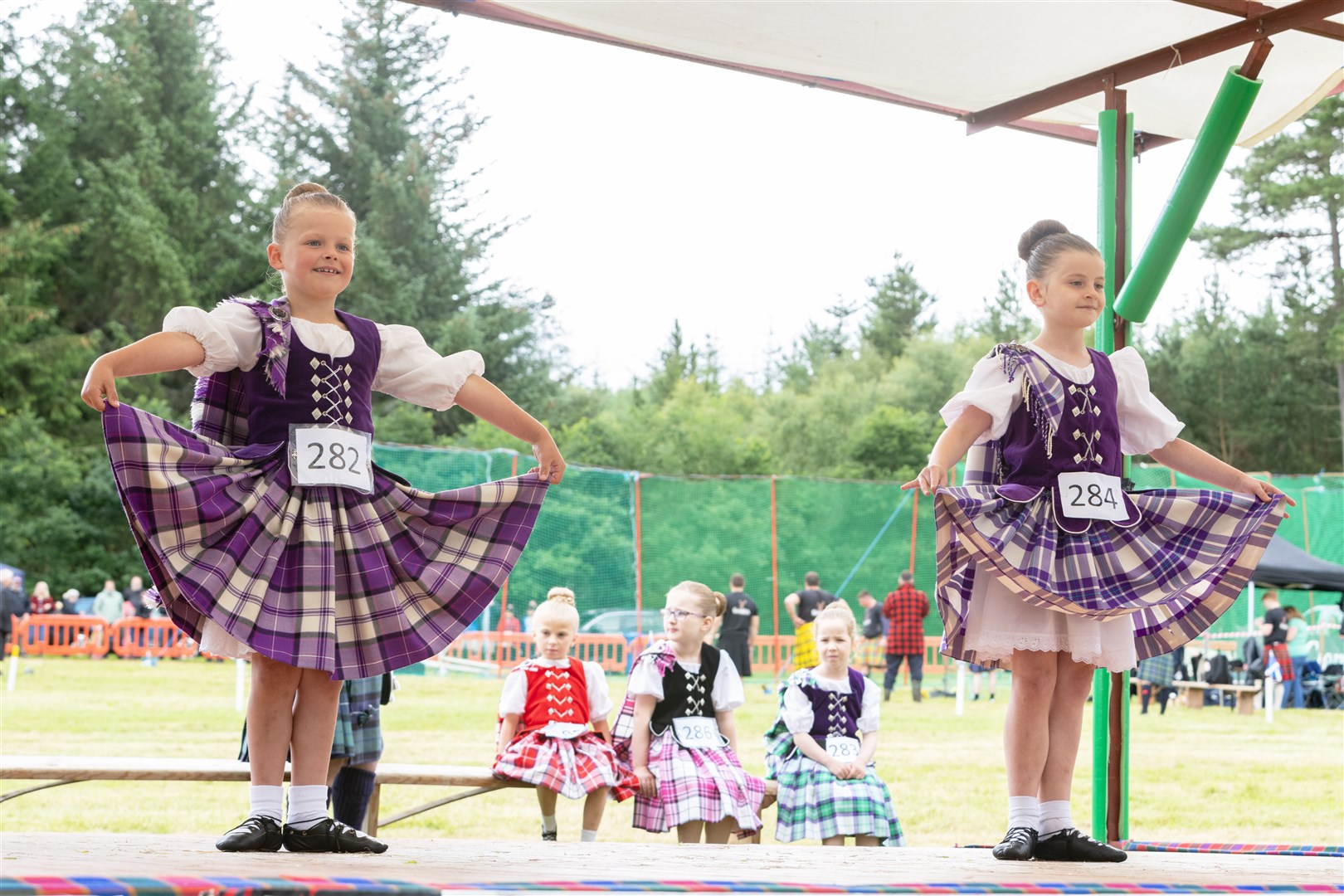 Highland Dancing...180th Tomintoul Highland Games 2023...Picture: Beth Taylor.
