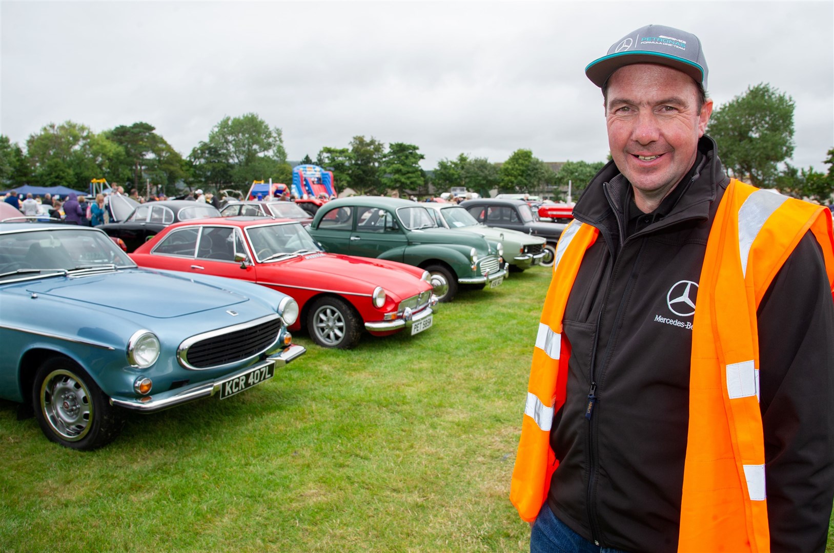 Buckie Classic Car Show chairman John Clark. Picture: Daniel Forsyth
