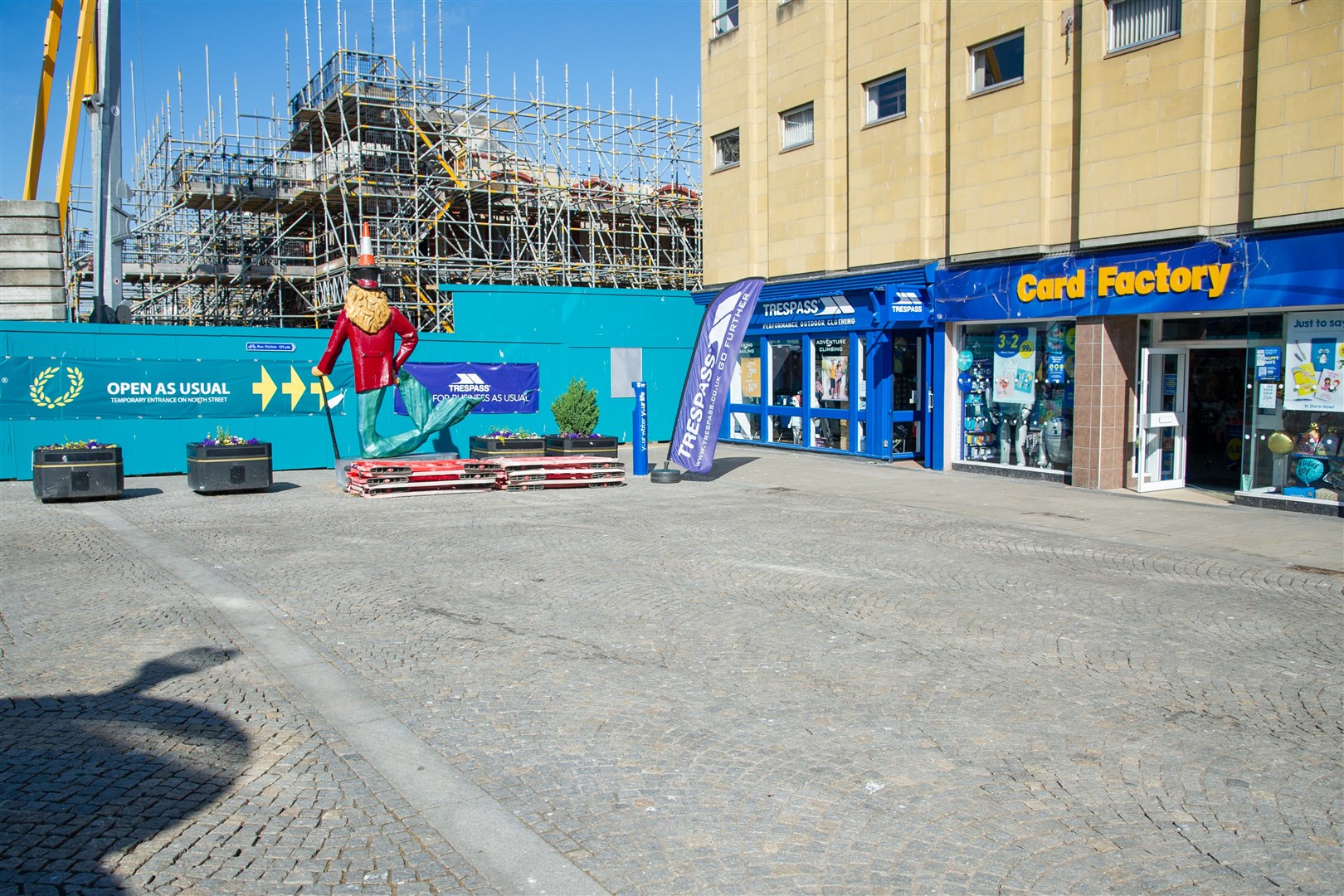 The Poundland store has been undergoing a major renovation in Elgin. Picture: Daniel Forsyth